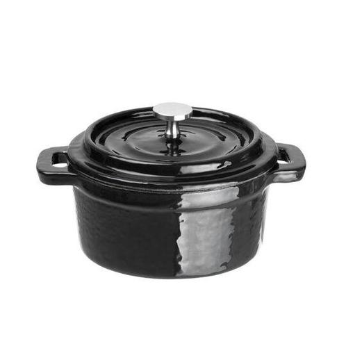 Mini braadpan - rond &amp;#216; 10 cm - gietijzer - zwart -, Zakelijke goederen, Horeca | Keukenapparatuur, Nieuw in verpakking