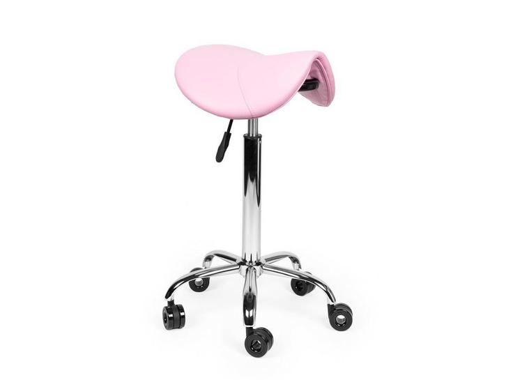 Kapperskruk Roze - Hoge uitvoering, Huis en Inrichting, Krukjes, In hoogte verstelbaar, Nieuw, Kunststof