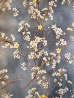 Exclusieve bloemenstof met amandelbloesem, suikerpapier -