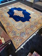 Groot Perzisch tapijt Kirman 345x265 wollen vloerkleed iran, Huis en Inrichting, Stoffering | Tapijten en Kleden, Groot perzisch tapijt kirman wollen vloerkleed iran hangeknoopt