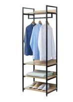 Industriële Garderobekast – Kledingrek met 3 Planken, Huis en Inrichting, Kasten | Kledingkasten, Verzenden, Nieuw