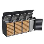 Container ombouw - 4 containers - 265x80x116cm - houtlook, Doe-het-zelf en Verbouw, Ophalen of Verzenden, Nieuw