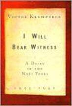 I Will Bear Witness 9780679456964 Victor Klemperer, Boeken, Verzenden, Gelezen, Victor Klemperer