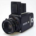 Hasselblad 500C/M Zwart + Carl Zeiss Planar 80mm f/2.8 CF, Audio, Tv en Foto, Fotocamera's Digitaal, Verzenden, Gebruikt