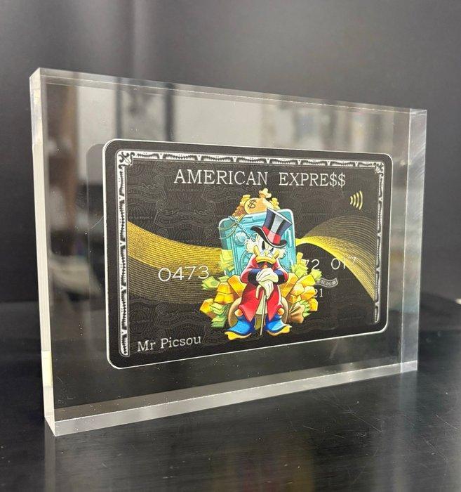 N.Nathan - Plexi Card Mr.Picsou, Antiek en Kunst, Kunst | Designobjecten