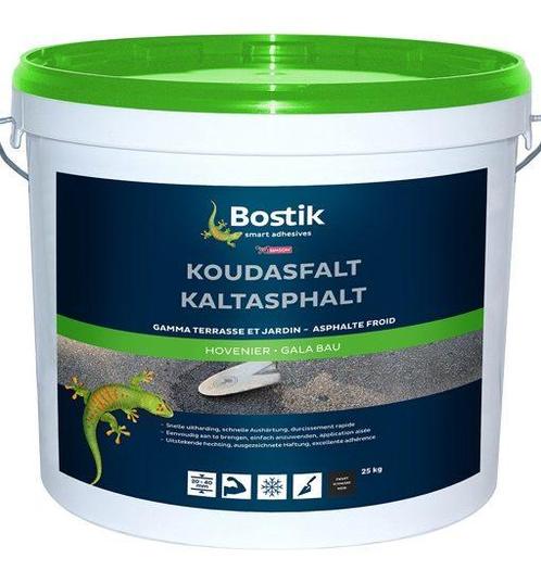 Bostik Bostik koudasfalt 25 kg, zwart, emmer, Doe-het-zelf en Verbouw, Overige Doe-het-zelf en Verbouw, Nieuw, Verzenden