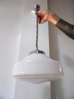 Lamp - Chroom/Opaline Glas