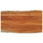 vidaXL Tafelblad rechthoekig natuurlijke rand 120x60x3,8 cm, Huis en Inrichting, Tafels | Eettafels, Verzenden, Nieuw