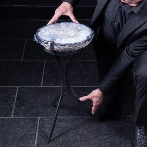 Salontafel - Luxe Item - Exclusieve Chalcedoon en Kwarts, Verzamelen, Mineralen en Fossielen