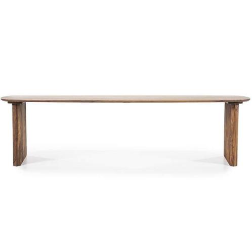 Eettafel Alexander - 280cm - Bruin - 95925 - eettafel, Huis en Inrichting, Tafels | Eettafels, Nieuw, Overige materialen