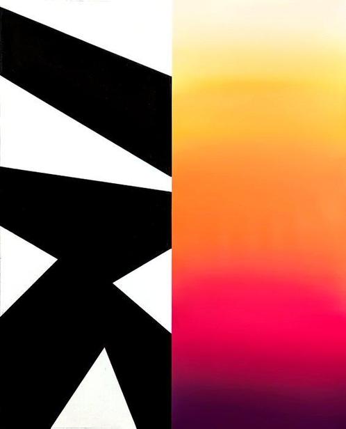 Tehos (1966) - Abstraction GA 02, Antiek en Kunst, Kunst | Schilderijen | Modern