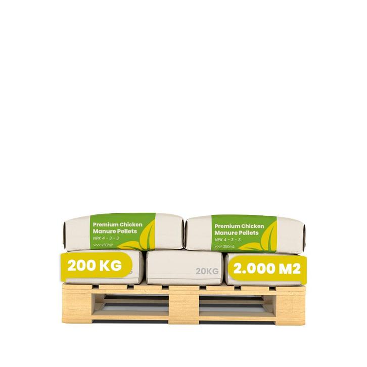 Kippenmestkorrels (10x = 200 kg – voor 2000 m2), Tuin en Terras, Aarde en Mest, Mest, Verzenden