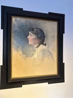 Francesco Vinea (1845–1902) - Ritratto Femminile, Antiek en Kunst, Kunst | Schilderijen | Klassiek