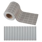 [en.casa] Privacyfolie voor hek vlechtband 35 m grijs mat ro, Verzenden, Nieuw