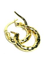 Hoepel oorbellen - 18 karaat Geel goud