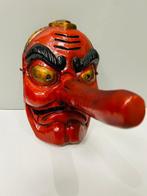 Noh masker - Hout - Tengu-fotos, Antiek en Kunst