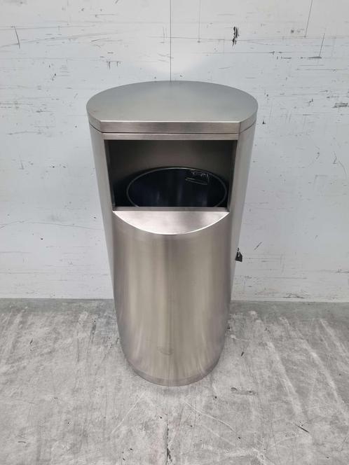 RVS Combisteel Prullenbak afvalbak 40 ltr Horeca, Zakelijke goederen, Horeca | Meubilair en Inrichting, Nieuw zonder verpakking