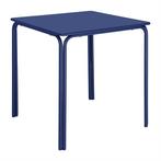 Adeline Vierkante Stalen Tafel 700mm Donkerblauw – Stevig., Verzenden, Nieuw in verpakking