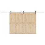 vidaXL Doos met onderdelen voor schuifdeur 427 cm staal, Verzenden, Nieuw