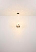 2dekans | Globo - hanglamp - FIREFLY - zwart - glas - Ø 30cm, Huis en Inrichting, Lampen | Hanglampen, Ophalen of Verzenden, Zo goed als nieuw