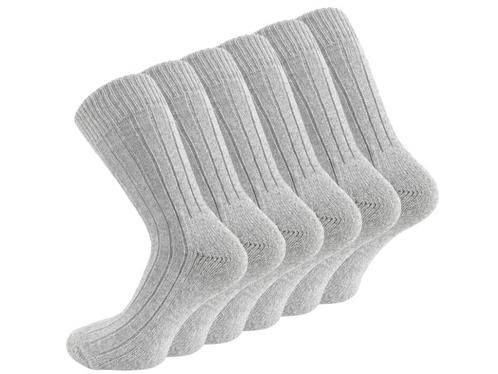 6 paar Noorse wollen sokken - Lichtgrijs, Kleding | Heren, Sokken en Kousen, Verzenden