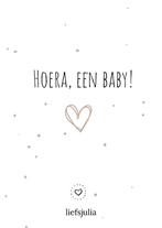 Wenskaart - Hoera een Baby! (Brievenbus Cadeaus), Ophalen of Verzenden, Nieuw