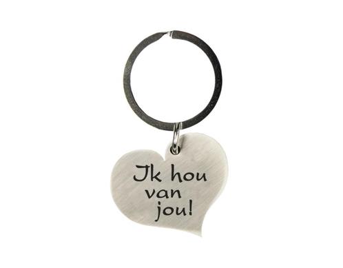Sleutelhanger Hart Ik Hou Van Jou 10cm, Hobby en Vrije tijd, Feestartikelen, Nieuw, Verzenden