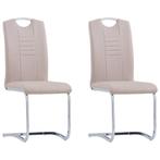 Eetkamerstoelen Kunstleer Cappuccino - Retourdeal! 35% Ko..., Ophalen of Verzenden, Nieuw