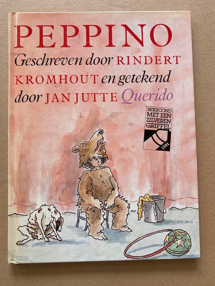 Rindert Kromhout /Jan Jutte - Peppino  Zilveren Griffel 1991, Boeken, Kinderboeken | Jeugd | onder 10 jaar, Fictie algemeen, Zo goed als nieuw