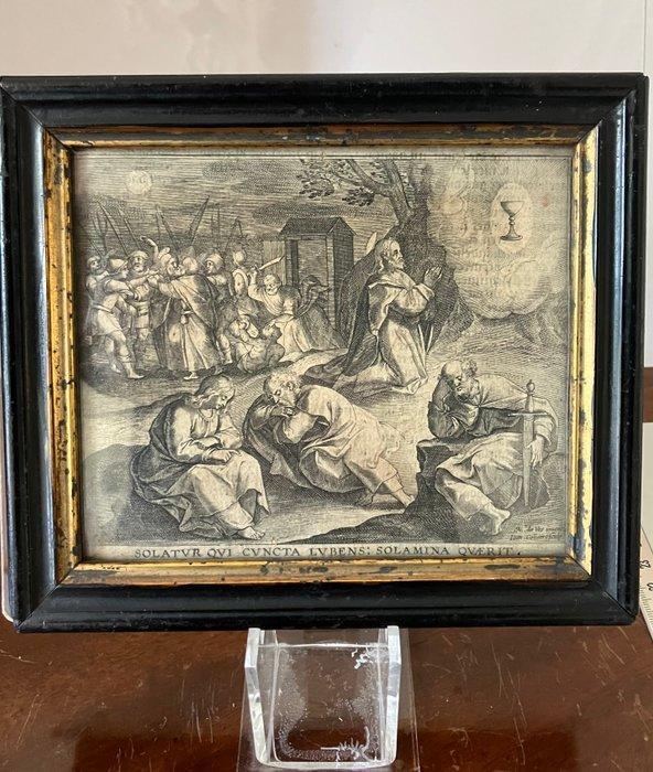 Johannes Collaert (1566-1628) - 16e eeuwse gravure Solatur, Antiek en Kunst, Antiek | Overige Antiek
