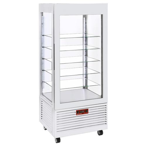 Vitrine 4 zijden T° positief, 5 niveaus in glas, geventileer, Zakelijke goederen, Horeca | Keukenapparatuur, Koelen en Vriezen