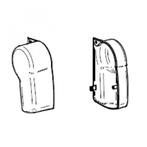 Thule Eindkap Mainhousing LH+RH 4900 Wit, Caravans en Kamperen, Nieuw