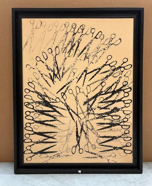 Arman (1928-2005) - Les Ciseaux, Antiek en Kunst, Kunst | Schilderijen | Modern