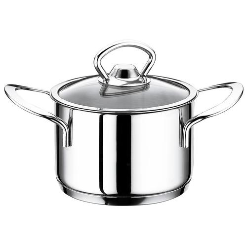 GGM Gastro | Mini RVS kookpan met deksel - Ø | MKDO12, Huis en Inrichting, Keuken | Potten en Pannen, Verzenden