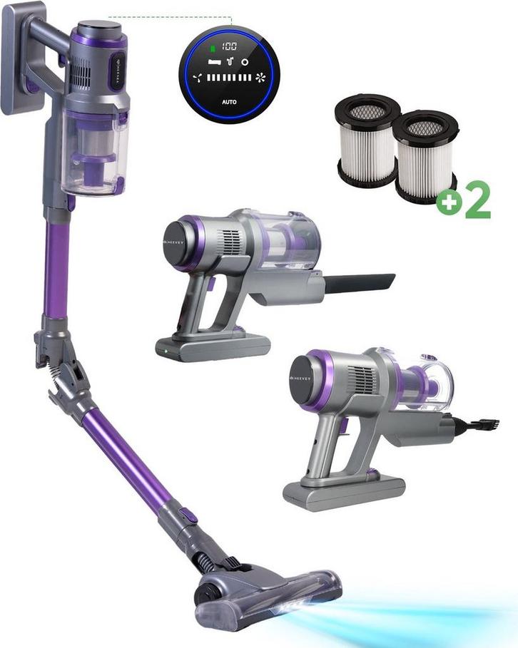 Heevey 4-in-1 Steelstofzuiger Draadloos - Steelstofzuiger, Witgoed en Apparatuur, Stofzuigers, Nieuw, Ophalen of Verzenden
