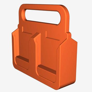 Makita Accuhouder & Transport Carrier | 3D Geprint | Zwart beschikbaar voor biedingen