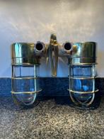 Scheepslamp - Messing / set (2) stuks / #a1a2