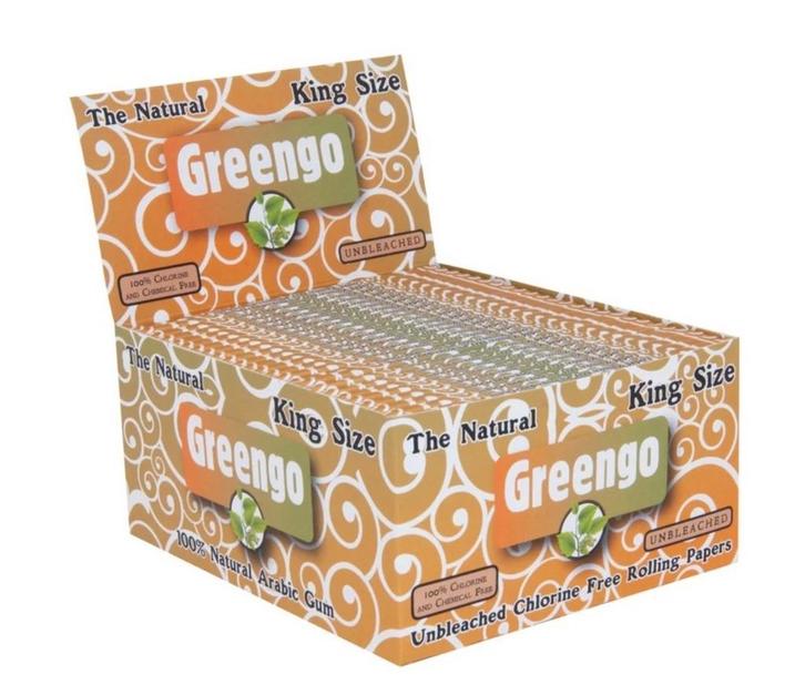 Greengo unbleached king size regular (50 stuks), Verzamelen, Rookartikelen, Aanstekers en Luciferdoosjes, Nieuw, Verzenden