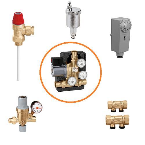 Beveiligingsset Voor Hout Cv Zonder Koelspiraal Met Laadunit, Doe-het-zelf en Verbouw, Verwarming en Radiatoren