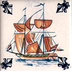 KLM Airline Business Class Delft Blue Tile Coaster - 75×75, Verzenden, Zo goed als nieuw
