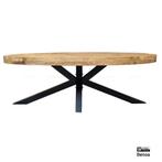 Mango Coffeetable 3+3 Oval top with spider leg, Huis en Inrichting, Tafels | Salontafels, Ophalen of Verzenden, Nieuw