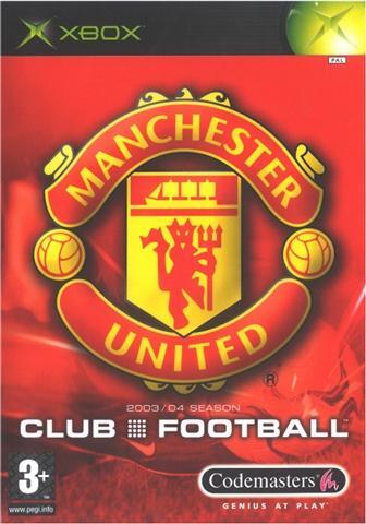 Manchester United Club Football Season 2003/04, Spelcomputers en Games, Games | Xbox Original, Zo goed als nieuw, Ophalen of Verzenden