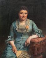 Basile Victor Lemeunier (1852 – 1922) - Ritratto di donna