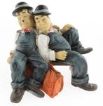 Figuur Laurel & Hardy in slaap, Verzenden, Gebruikt