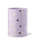 HEMA Pennenbakje 10.5cm hartjes paars, Verzenden, Nieuw