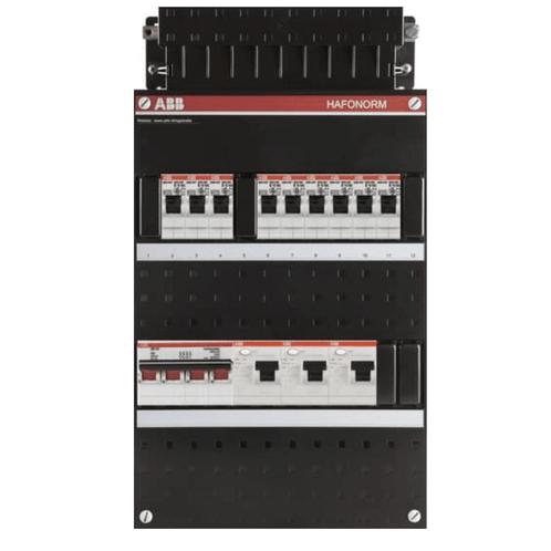 ABB busboard groepenkast 3 fase 9 groepen 220 x 390, Doe-het-zelf en Verbouw, Elektra en Kabels, Ophalen of Verzenden
