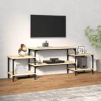 vidaXL Tv-meubel 157x35x52 cm bewerkt hout sonoma, Verzenden, 150 tot 200 cm, Nieuw, Minder dan 100 cm