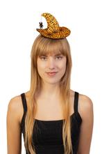 Haarband Heksenhoed Oranje Heks Diadeem Hoed Halloween Toven, Kleding | Dames, Ophalen of Verzenden, Nieuw, Halloween, Accessoires