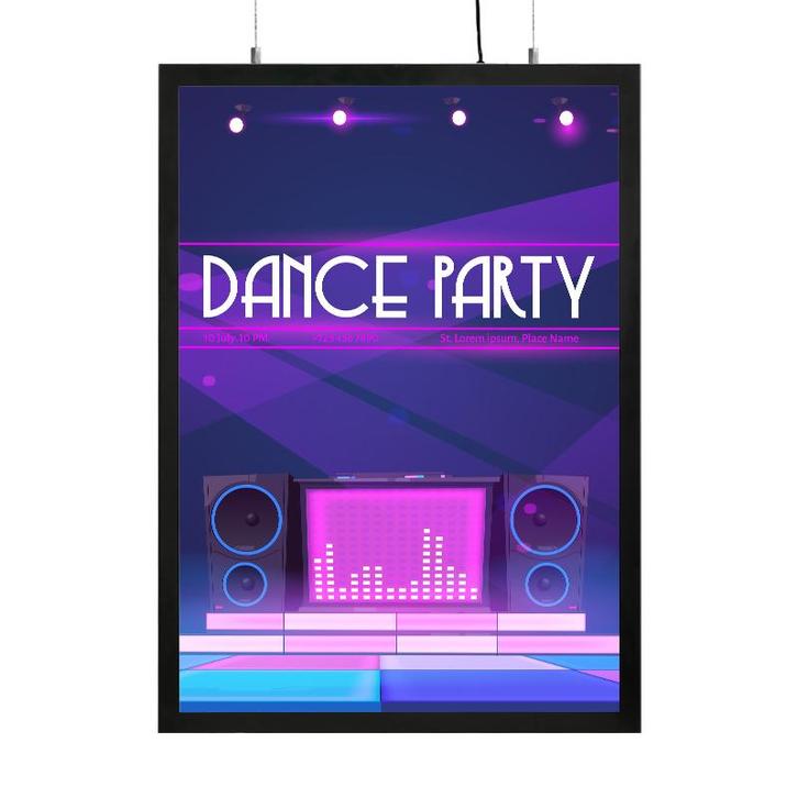 LED Bord Eco Magnetisch Zwart B1 Dubbelzijdig, Zakelijke goederen, Kantoor en Winkelinrichting | Kantoormeubilair en Inrichting