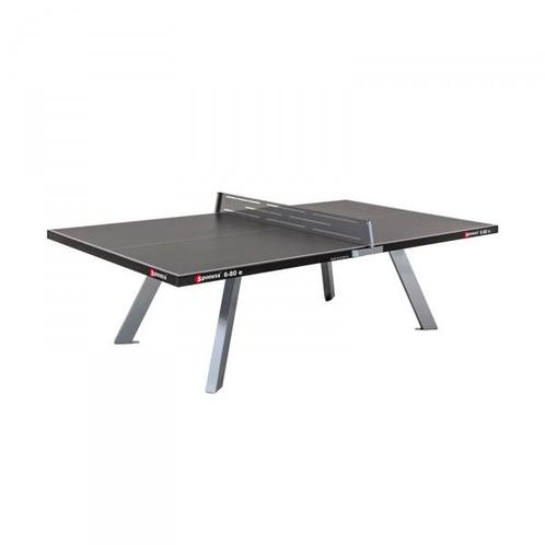 Sponeta Outdoor Tafeltennistafel S6-80e - Grijs grijs, Sport en Fitness, Tafeltennis, Nieuw, Verzenden